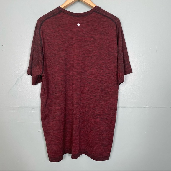 Lululemon Men’s Swiftly Tech Shirt Red Short Sleeve Size XXL 2XL - Picture 3 of 3